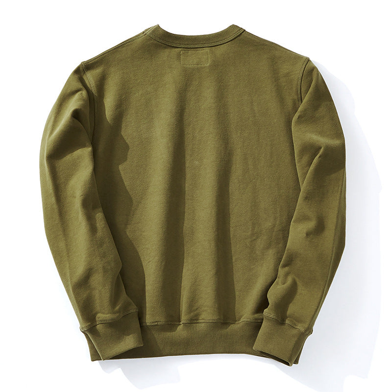 American Casual 490G Round Neck Pullover Hoodie