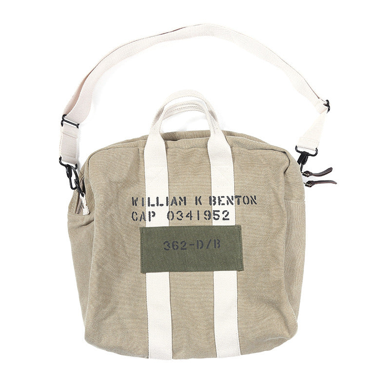 American casual canvas handbag shoulder bag