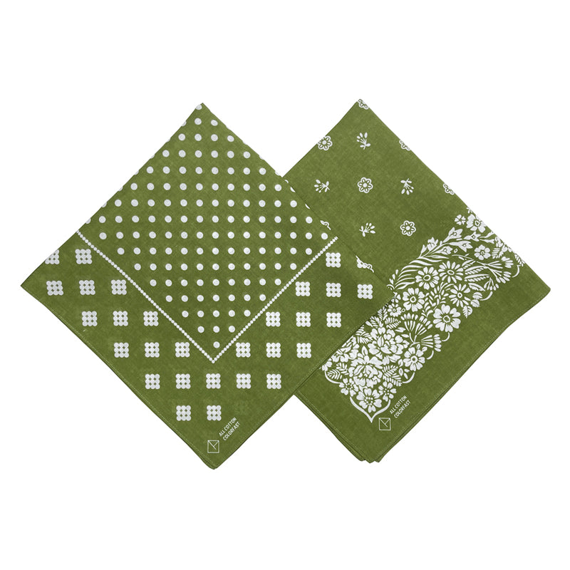 New for summer: 2 colors of ethnic-style bandanas