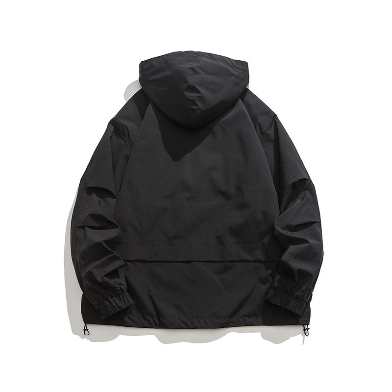 春新作Yama無地ハーフジップ ジャケット