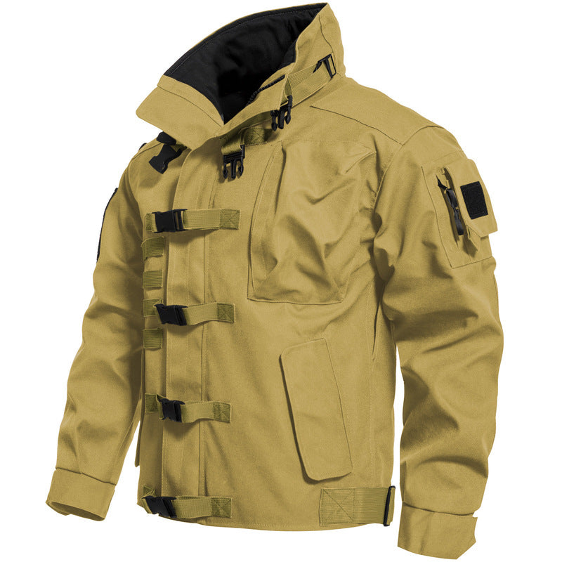 Waterproof and windproof tactical outdoor jacket
