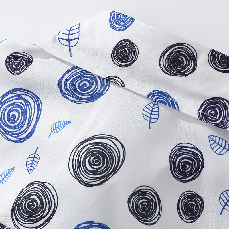 Spring New Line Print Shirt