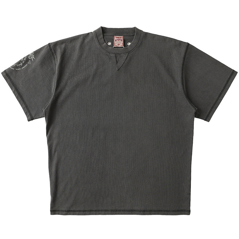 B01 Overdye Washed Cotton Tee Available in 4 colors