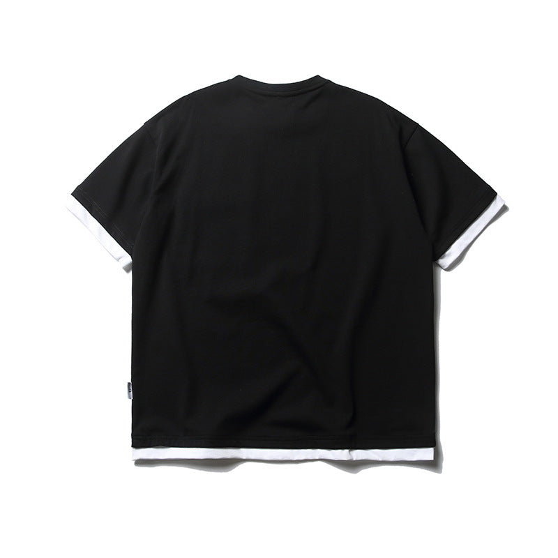 New for summer: plain crew neck T-shirt with pocket