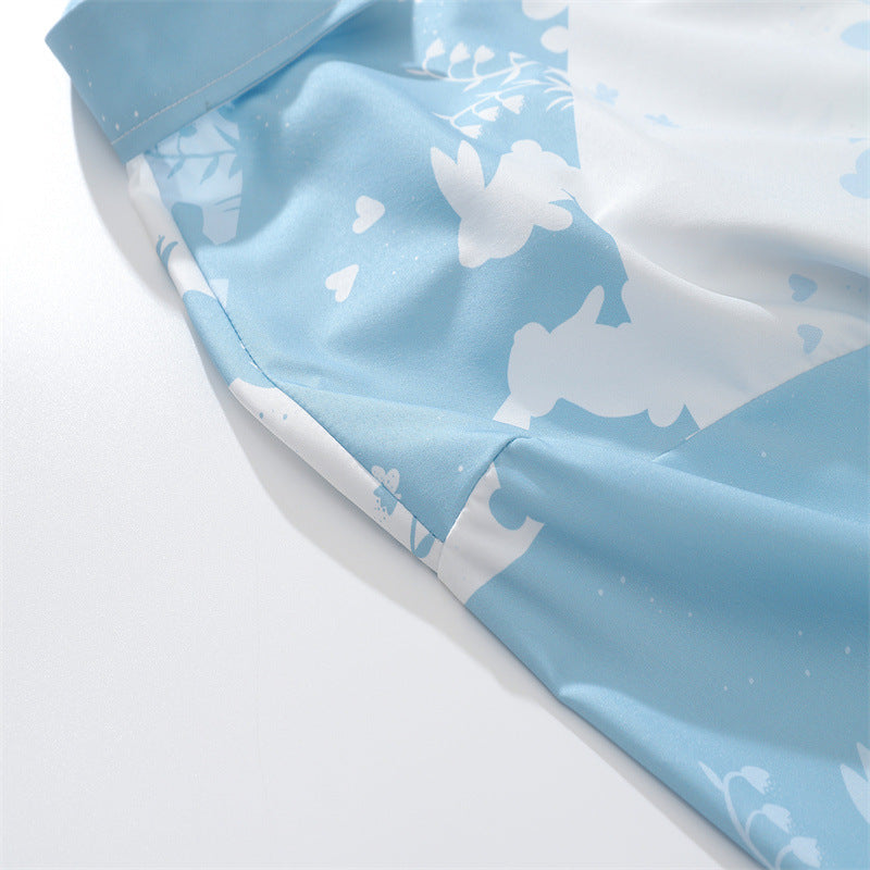 New for Spring: Cute rabbit print long sleeve shirt