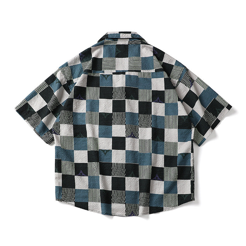 New Summer Check Classic Short Sleeve Shirt