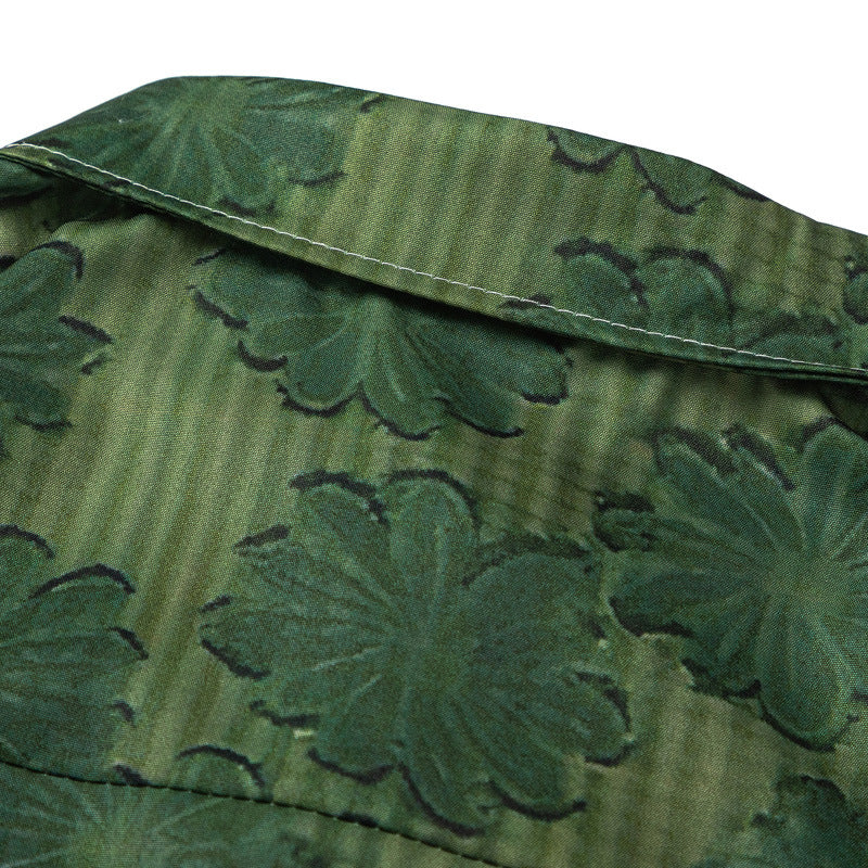 New for summer: Aloha print short-sleeved shirt