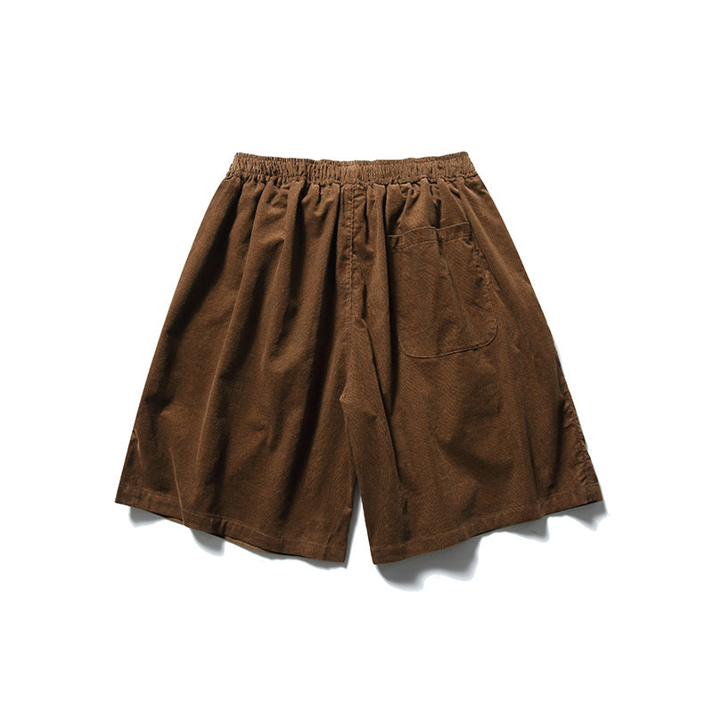 New for summer: plain corduroy shorts