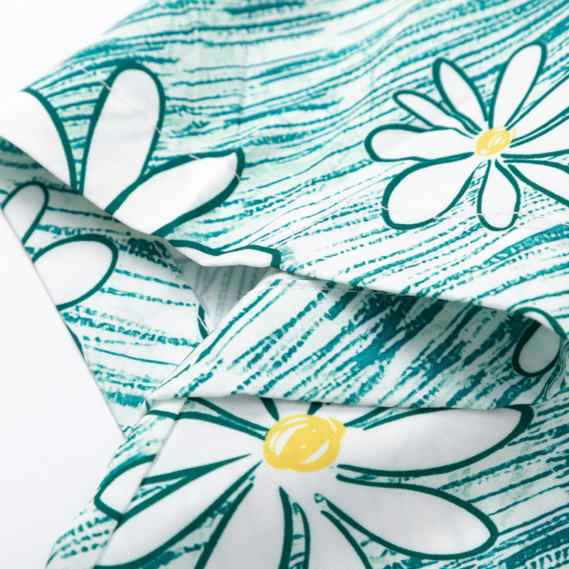 New for summer: Graffiti print short-sleeved shirt
