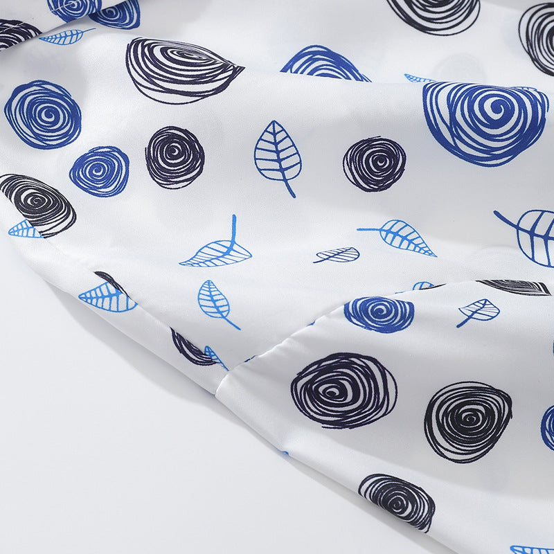 Spring New Line Print Shirt