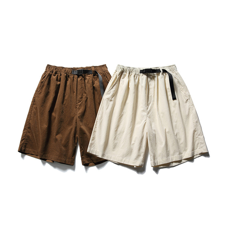 New for summer: plain corduroy shorts
