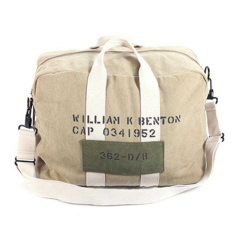 American casual canvas handbag shoulder bag