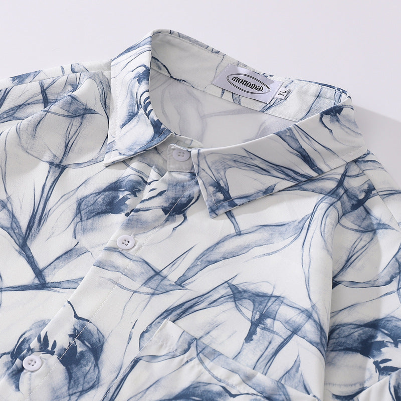 New Spring Print Shirt in 2 Colors