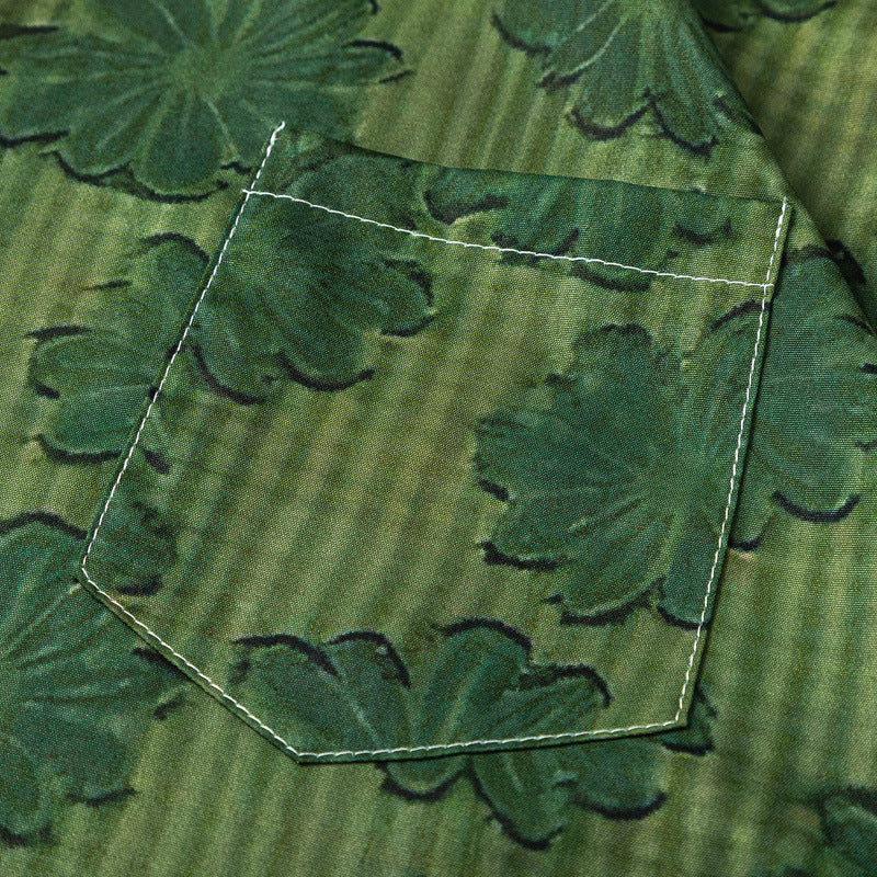New for summer: Aloha print short-sleeved shirt