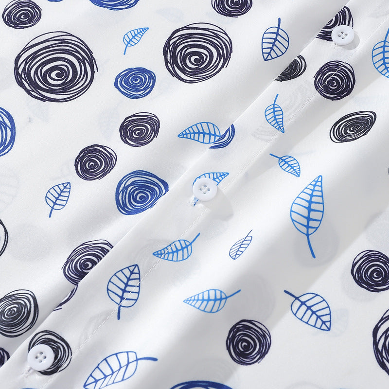 Spring New Line Print Shirt