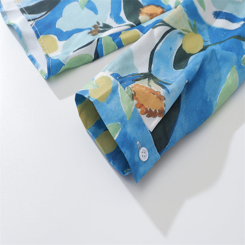 New for Spring: Floral Print Long Sleeve Shirt