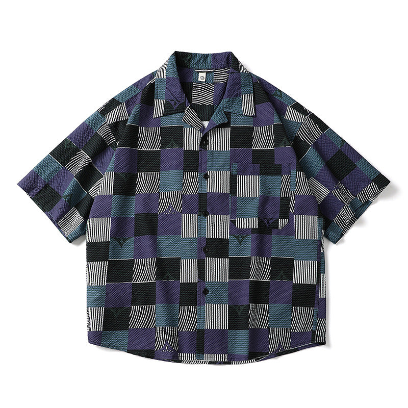 New Summer Check Classic Short Sleeve Shirt
