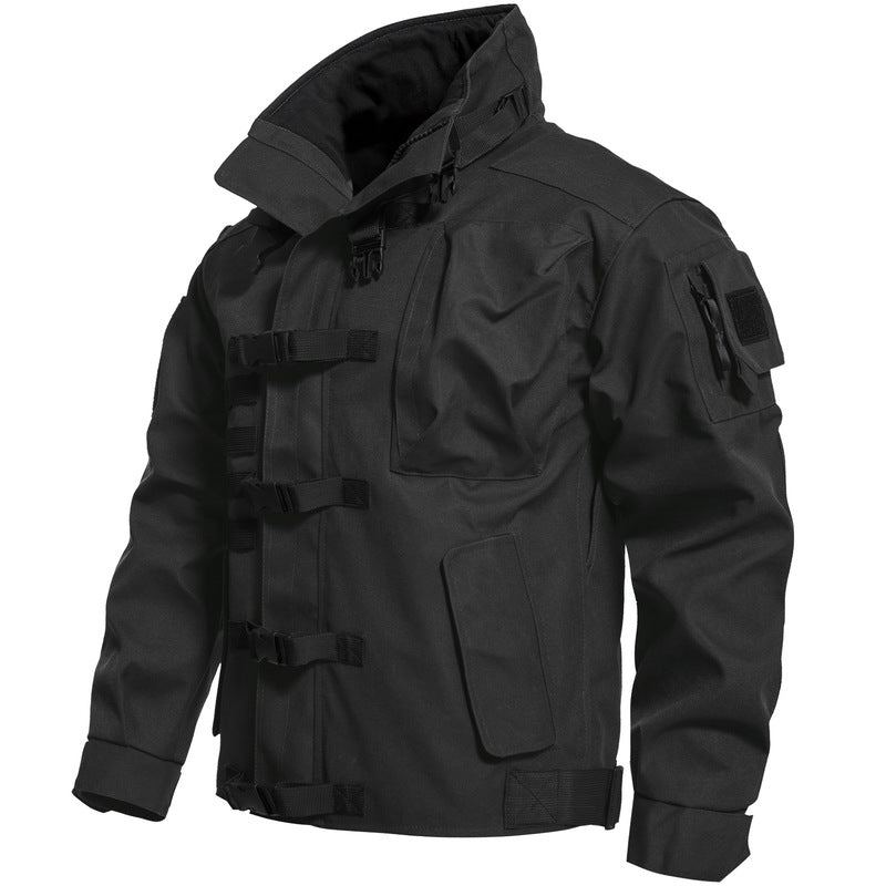 Waterproof and windproof tactical outdoor jacket