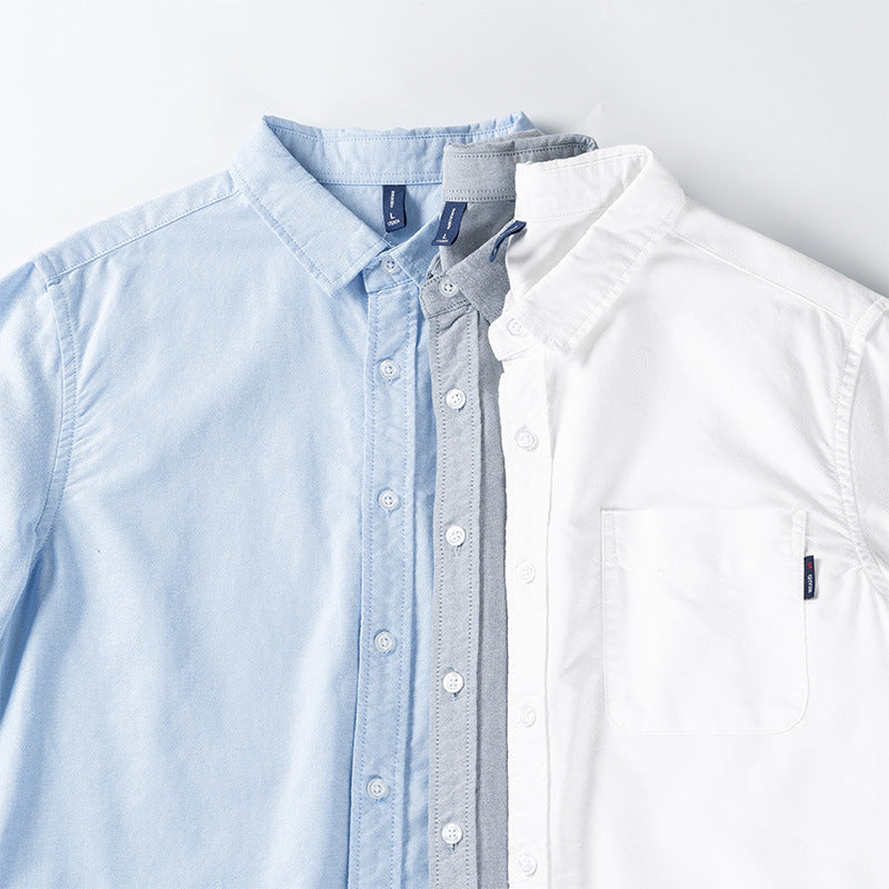 New Spring Washed Cashew Nuts Switch Shirt