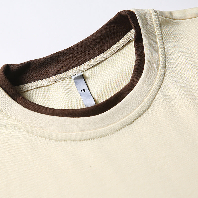 New for summer: plain crew neck T-shirt with pocket