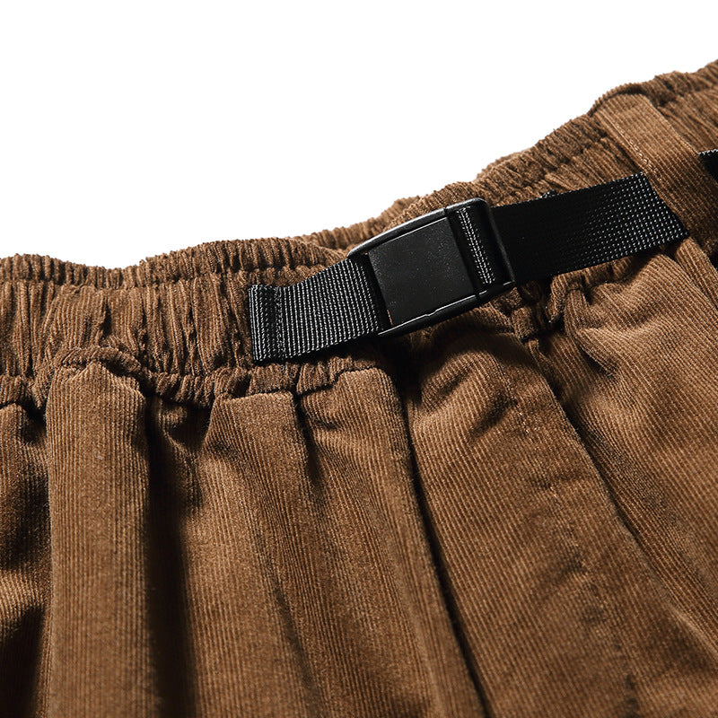 New for summer: plain corduroy shorts