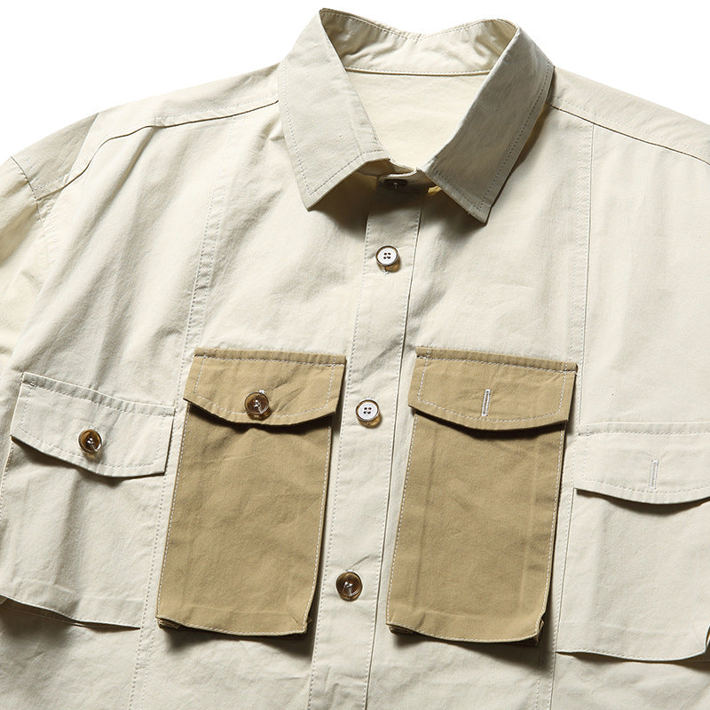 New Spring Color-Changing Pocket Shirt