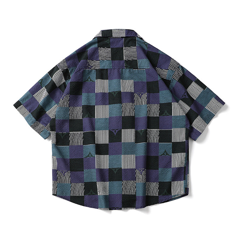 New Summer Check Classic Short Sleeve Shirt