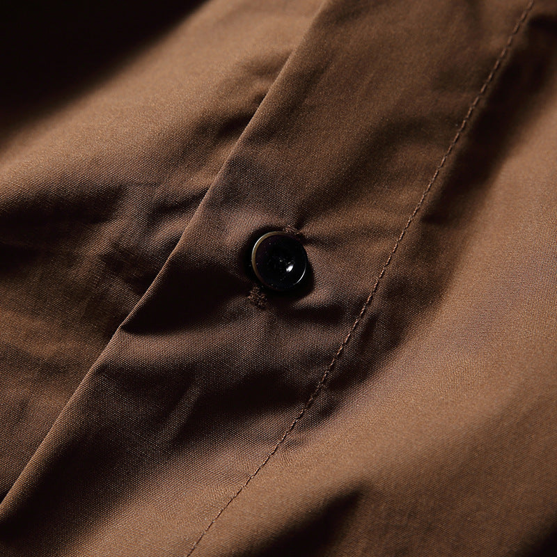 New for summer: Solid color 3D pocket short sleeve shirt