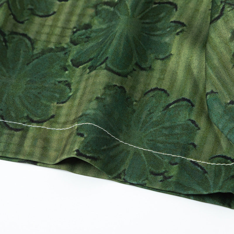 New for summer: Aloha print short-sleeved shirt
