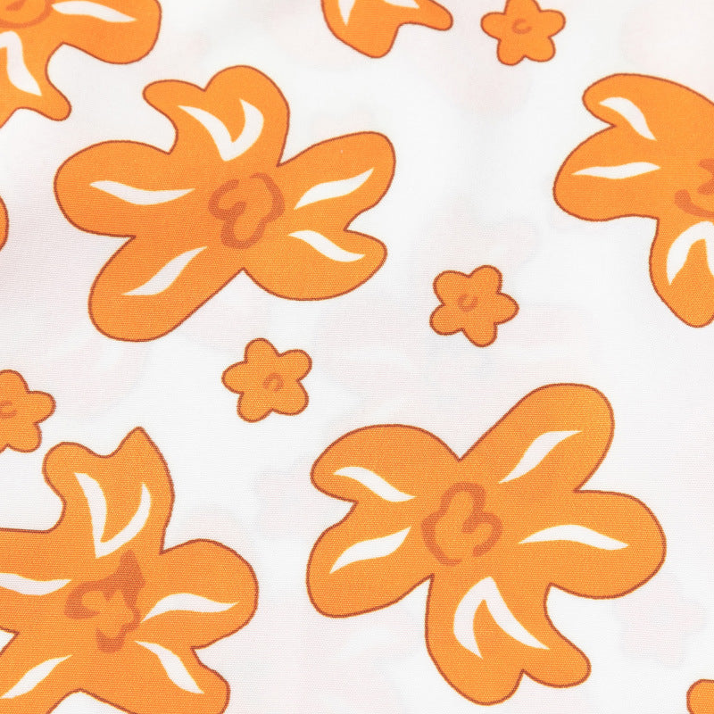 New for summer: floral print short-sleeved shirt