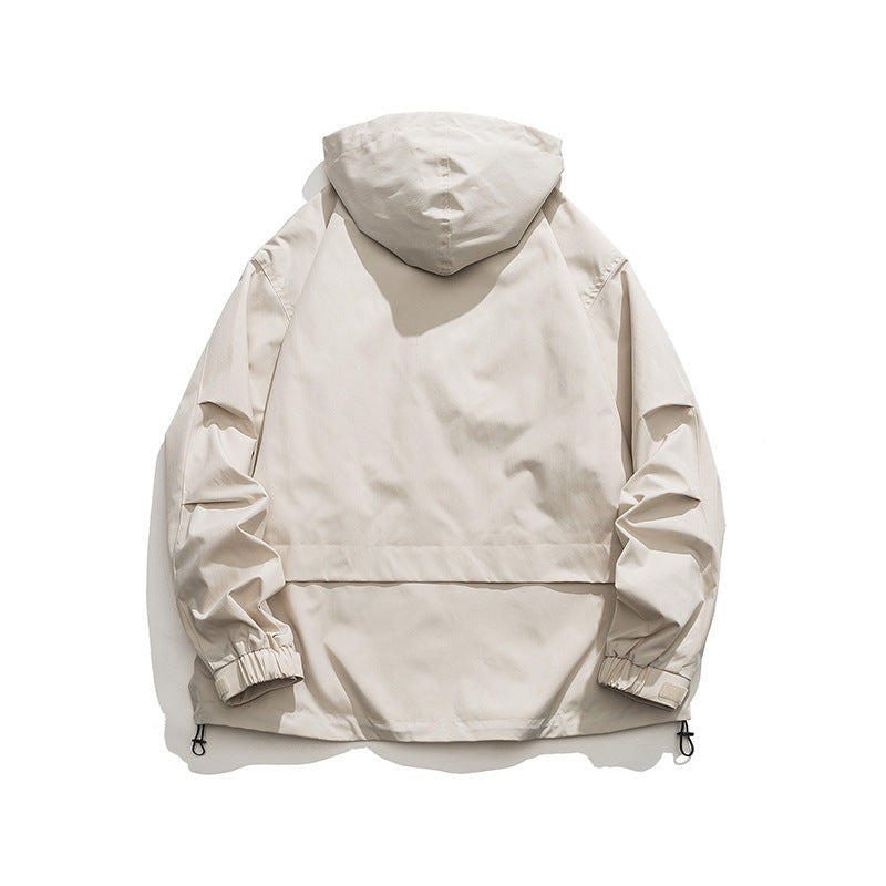 春新作Yama無地ハーフジップ ジャケット