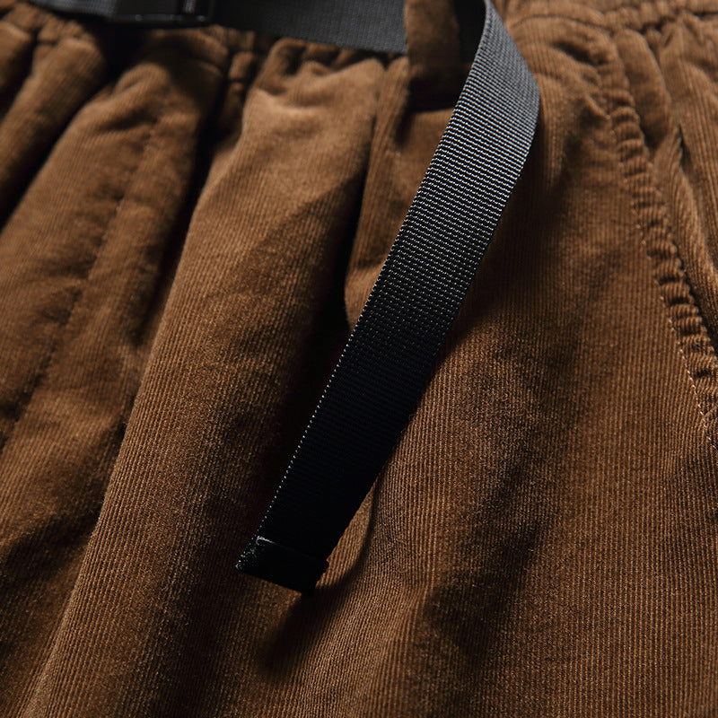 New for summer: plain corduroy shorts