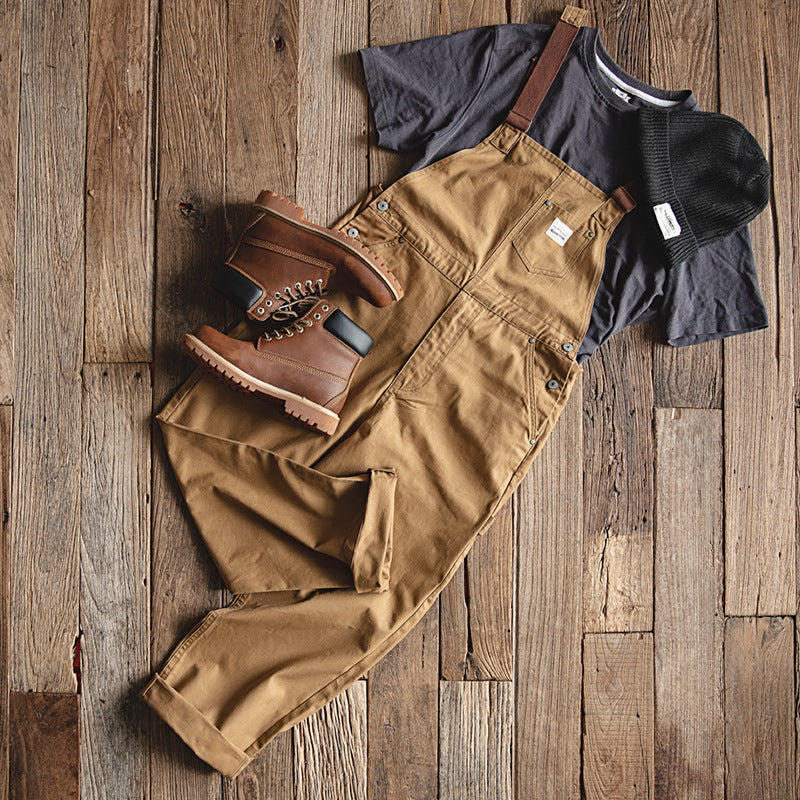 American casual work style overalls