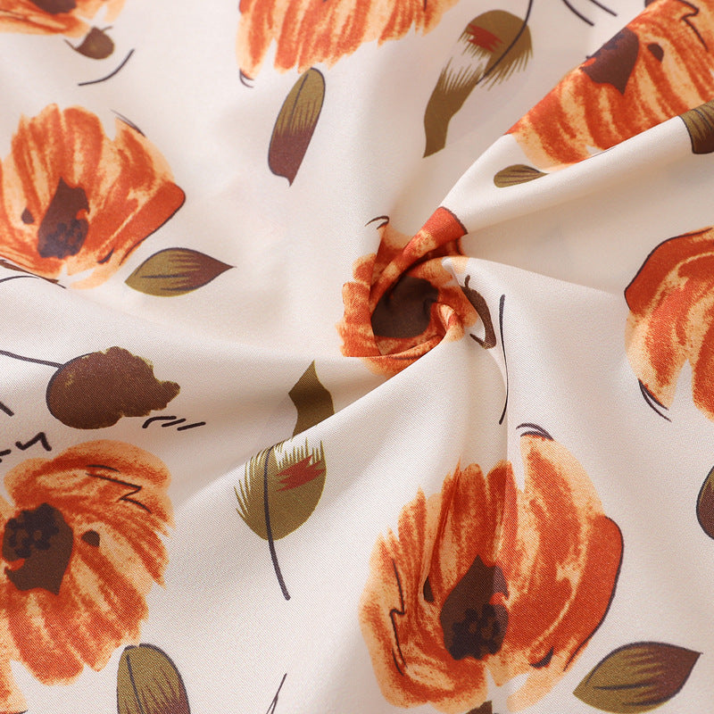 Vintage Spring New Floral Print Shirt