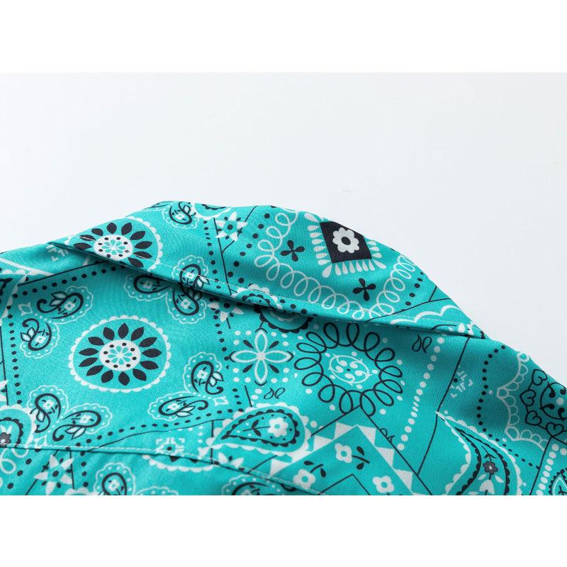 New for summer: Cashew nut floral print short-sleeved shirt