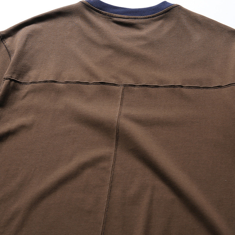 New summer color combination short sleeve T-shirt