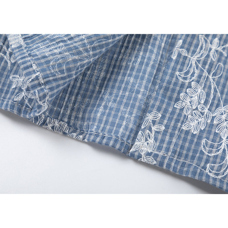 New summer floral print short sleeve shirt