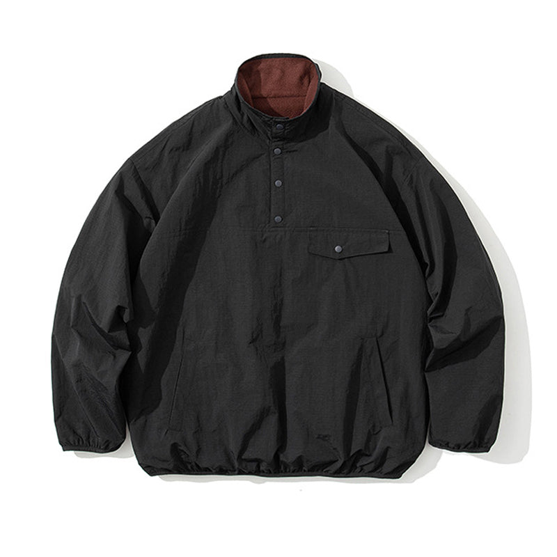 2-in-1 suede jacket, casual, double-sided, warm coat