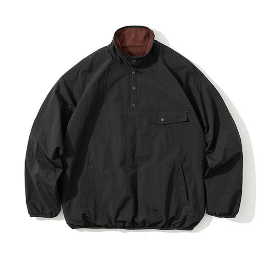 2-in-1 suede jacket, casual, double-sided, warm coat