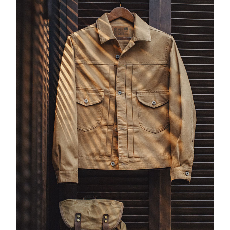"West World" Canvas Launcher Jacket