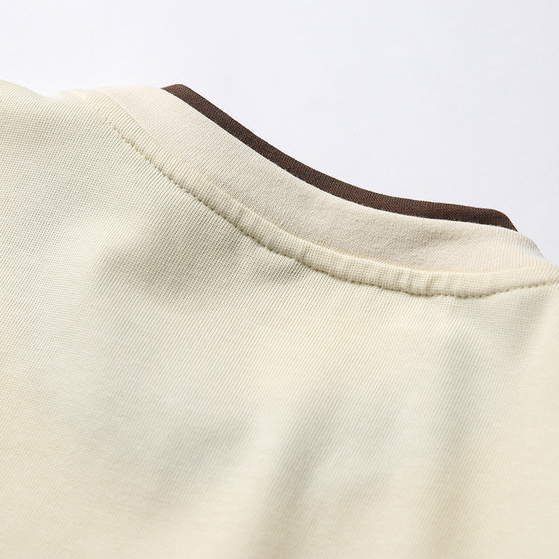 New for summer: plain crew neck T-shirt with pocket