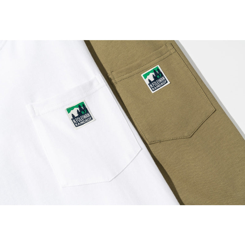 夏新作 Yama camping プリント半袖Tシャツ
