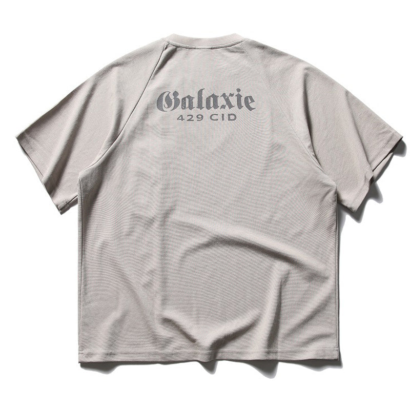 夏新作配色切替2色展開Tシャツ