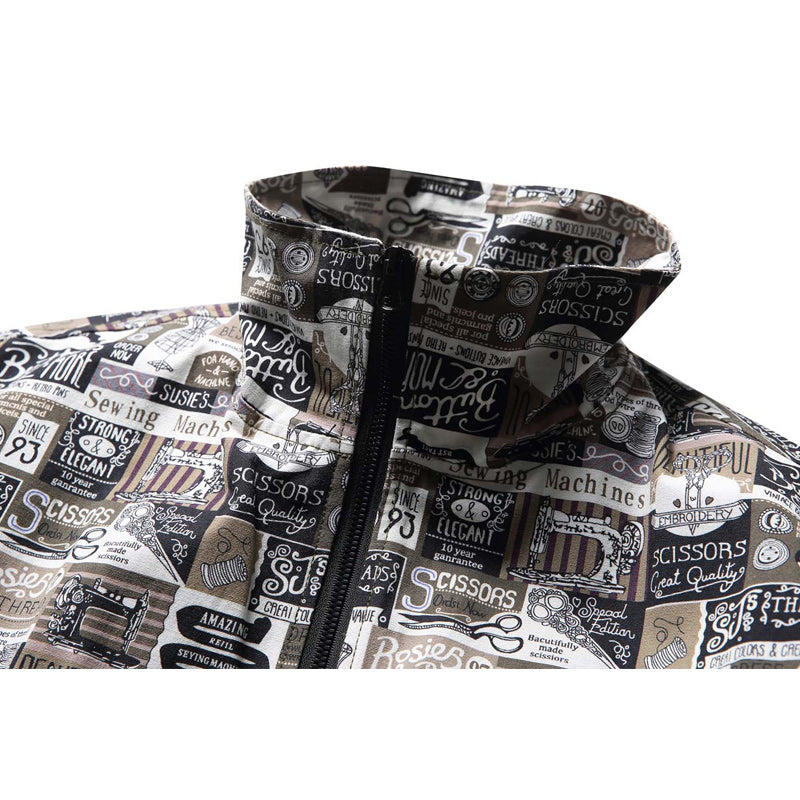 Fashion camouflage print jacket