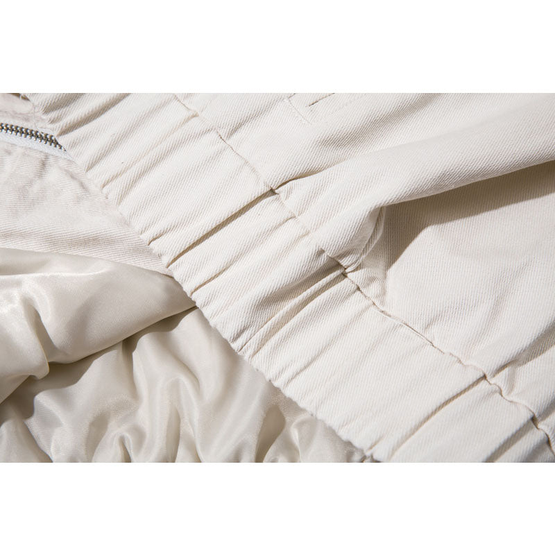 Vintage cargo jacket with multiple pockets and contrasting colors