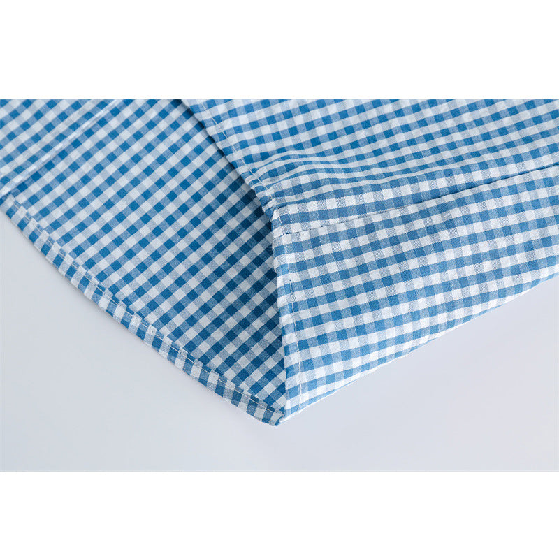 Retro Cuban Check Short Sleeve Shirt