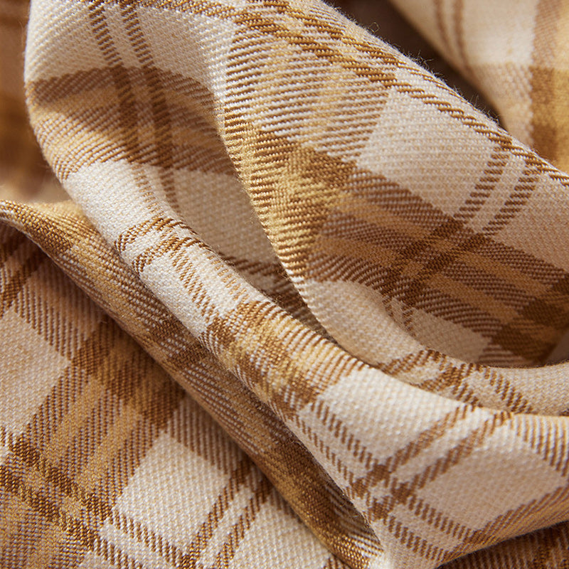 New Autumn Cityboy Check Pattern Long Sleeve Shirt