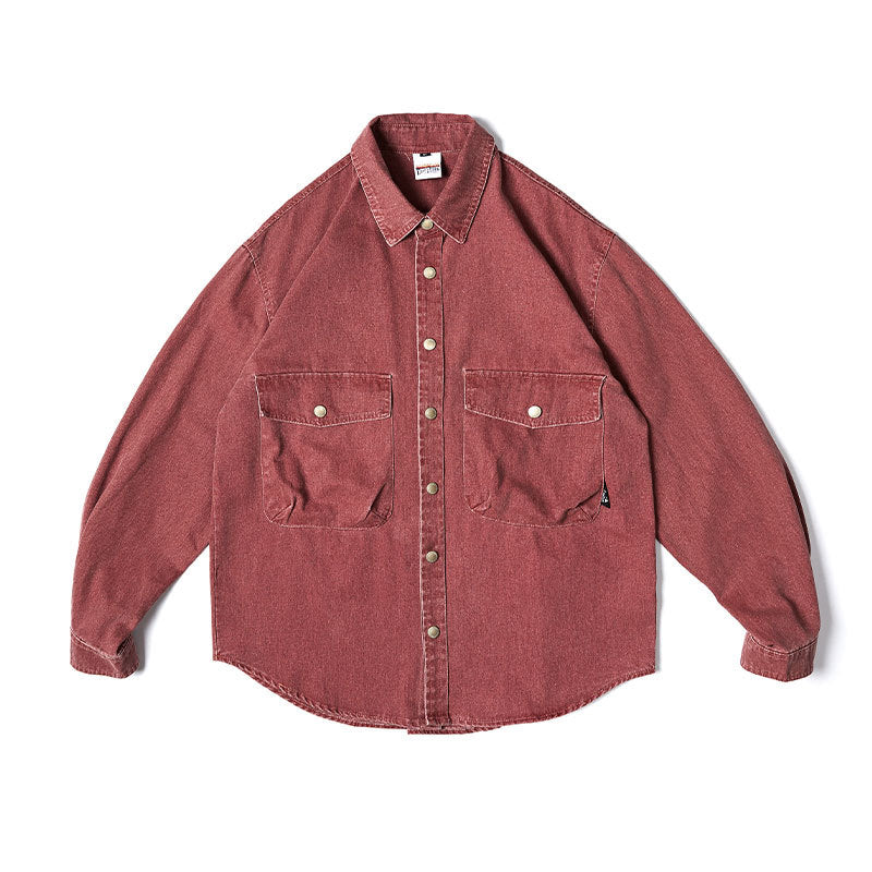 New for Spring: Linen denim shirt in 3 solid colors