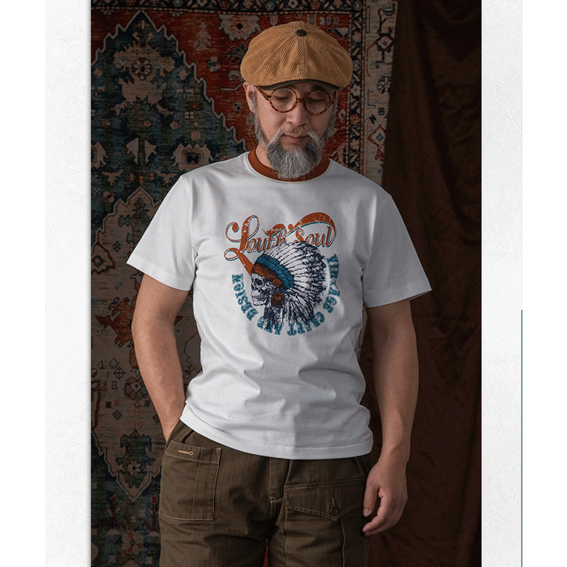 Choose from 3 patterns of American antique tee