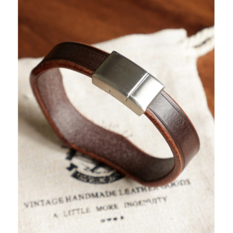 手作業 本革 S Horween Chromexcel ブレスレット